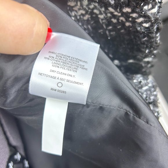 Express Plaid Tweed Coat - Picture 6 of 6